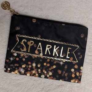 🎀Free Gift🎀 Black & Gold Makeup Bag (NWOT)